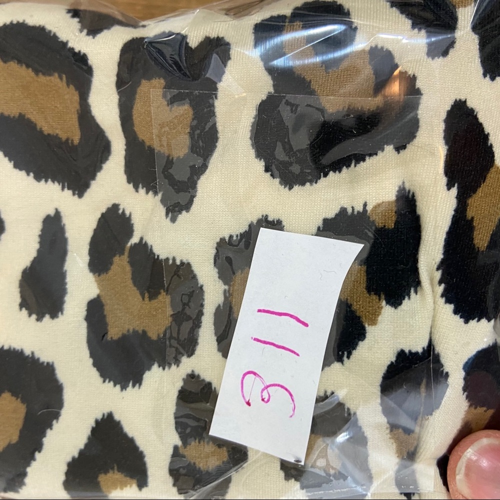 Gaze leopard mock neck long sleeve top size XS - Picture 10 of 10